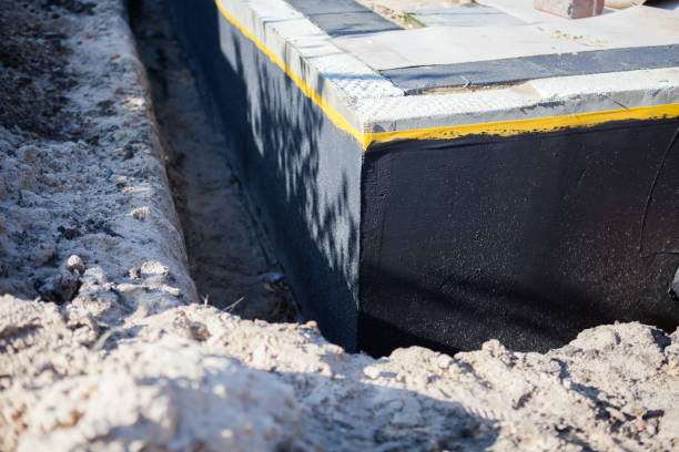 Residential Waterproofing installation at a Wayne, IL home by SJ Waterproofing Pros
